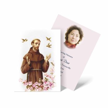 st francis of assisi prayer card