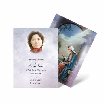 memorial cards for the dead