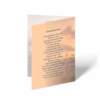 a poem for a friend greeting card