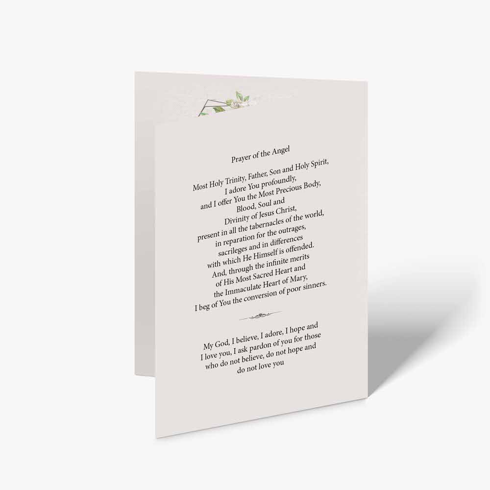 a greeting card with a poem on it