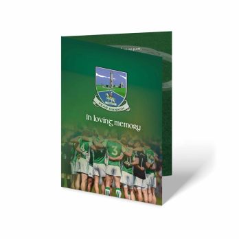 a greeting card for the hurling team